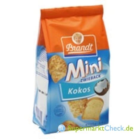 Brandt Mini Zwieback Kokos Preis Angebote Kalorien Nutri Score