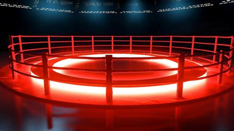 3d Render Of Boxing Ring In High Resolution Background Boxing Arena