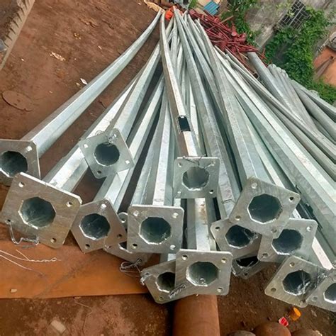Hot Dip Galvanized Octagonal Lighting Pole At Best Price In Hooghly