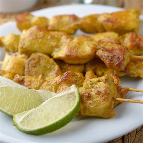 Brochettes De Poulet Au Lait De Coco Recettes Ducros