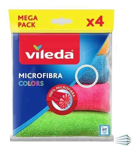 Pa O Microfibra Vileda Multiuso S Per Absorbente Colores X Color Surtido