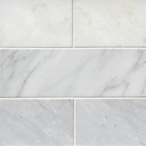 White Marble Subway Tile