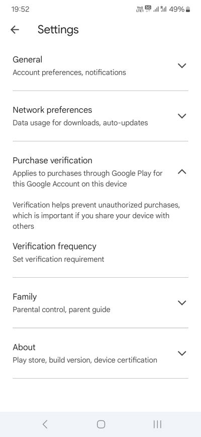 Google Play Purchase Verifications Annoyances