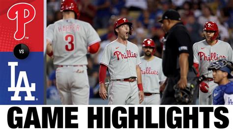 Phillies Vs Dodgers Game Highlights 5 14 22 MLB Highlights YouTube