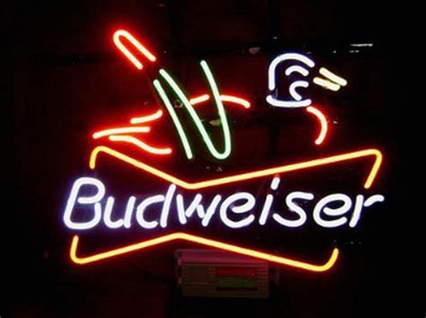 Custom Budweiser Ducks Neon Sign Neon Sign Shop Custom Neon Signs