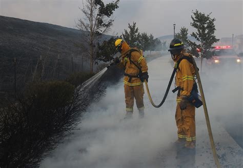 Travis Firefighters Help Extinguish Blaze That Scorches Acres