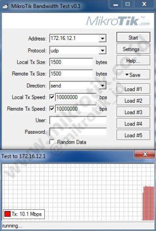 Citraweb Bandwidth Test Menggunakan Mikrotik