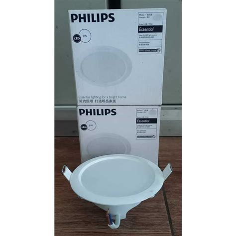 Jual Lampu Downlight Essential Led W Pomeron Philips Shopee Indonesia