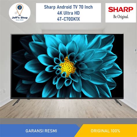 Jual Sharp Led Android Tv 70 Inch 4k Uhd 4t C70dk1x Shopee Indonesia