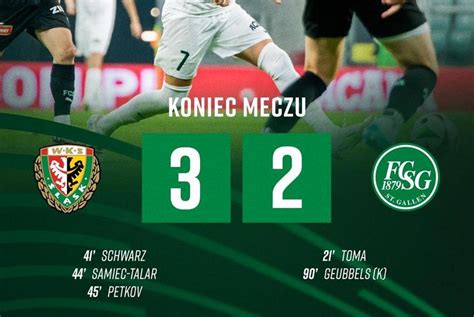 Liga Konferencji UEFA Śląsk Wrocław St Gallen Szalone sceny WKS