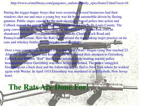 Ppt Old Time St Louis Gangsters Powerpoint Presentation Free