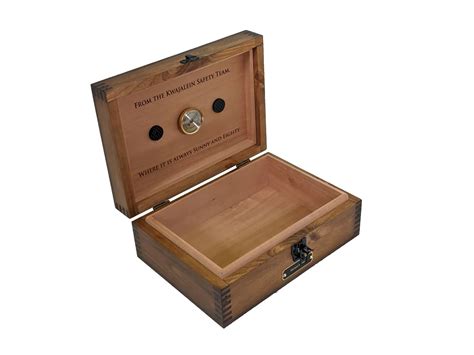 Laser Engraved Humidor Custom Desktop Cigar Box