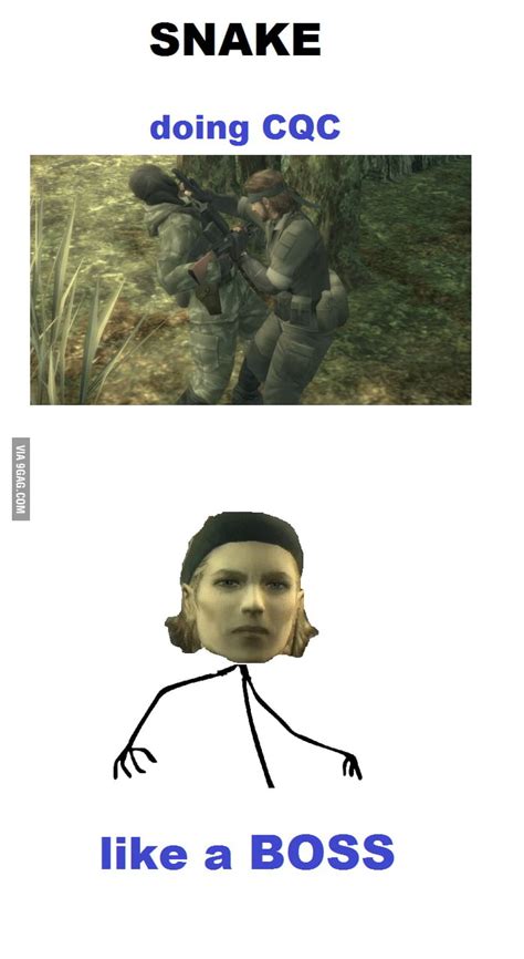 CQC Lvl Naked Snake 9GAG