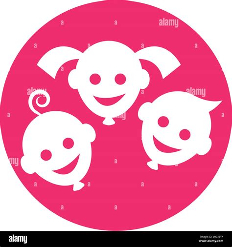 kids logo vector template stock vector image art alamy