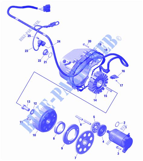 01 Rotax Magnéto Et Démarreur Électrique pour Can Am Traxter PRO DPS