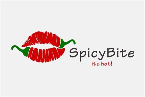 Spicy Bite Logo By Ar Studio On Creativemarket Food Logo Design Logo