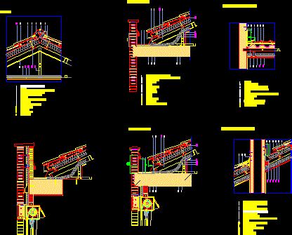 práctico compromiso piloto detalle constructivo cubierta inclinada dwg