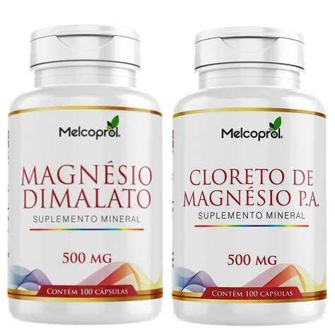 Kit Cloreto De Magn Sio P A Magn Sio Dimalato Melcoprol Submarino