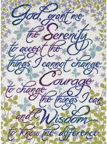 "Serenity Prayer" | Cross Stitch Kit