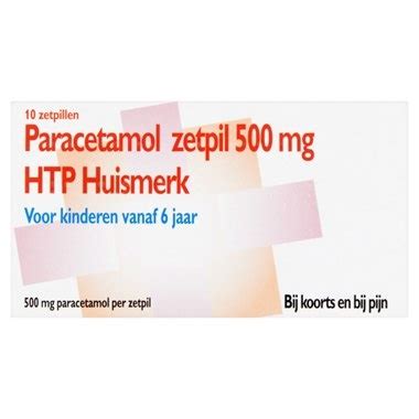 Htp Htp Paracetamol Zetpil Mg Sup Voordeeldrogist De