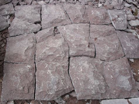 Porphyry Stone China Red Porphyry Cobblestone Pavers Cubes Tiles Slabs