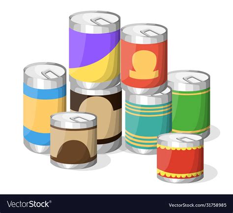 Canned Goods Vector