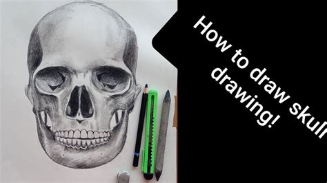 Skull Drawing Pencil Shading