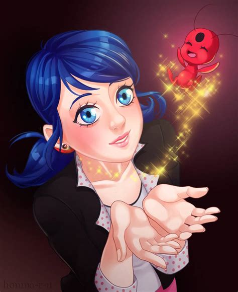 Marinette and Tikki by honma-r-n on DeviantArt