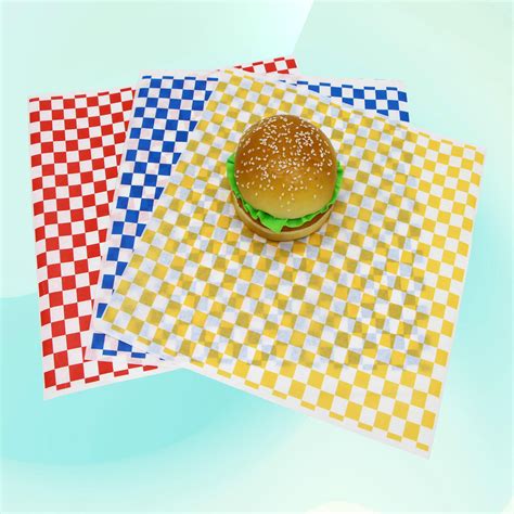 Custom Printed Wax Paper For Burger Food Wrapping Paper Kolysen