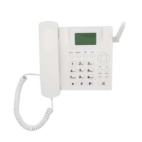 Quad Band Gsm Fixed Wireless Landline Phone With Sim Card G Ets