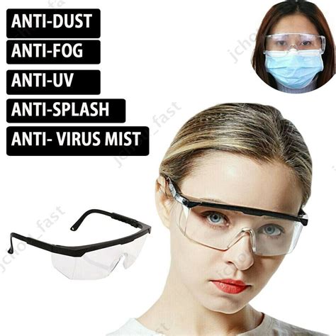 Anti Fog Dust Splash Proof Glasses Work Eye Protection Safety Goggles Glasses Work Lab