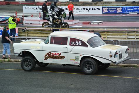 '56 Chevy gasser seen at Shakespeare County Raceway UK. : r/dragracing