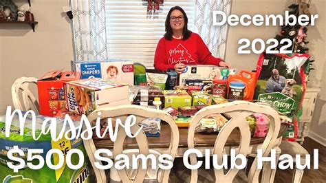 Massive Sams Club Haul December 2022 With Prices Youtube