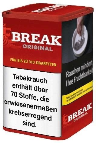 Break Original Tabak 100g Dose Stopftabak Volumentabak Tabakhero De