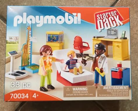 Boite Neuf Playmobil Playmo La Pediate Avec Lit Pour Enfant Eur