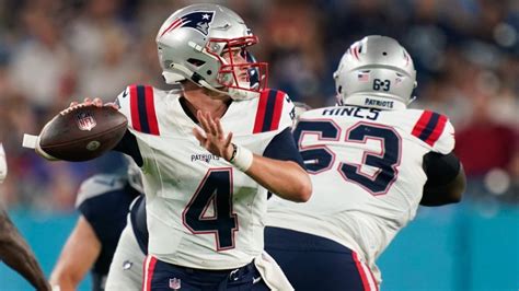 Bailey Zappe Assesses His Preseason Play After Patriots Loss To Titans