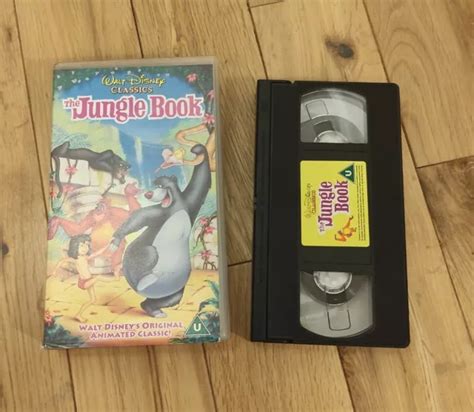 The Jungle Book Walt Disney Classics Vhs Video Tape Original Leaflets