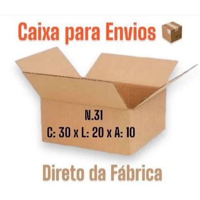 Caixas De Papelão Envios E commerce 30x20x10 Escolha Sua Quantidade