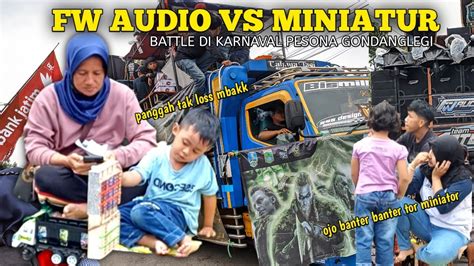 Viral Di Karnaval Pesona Gondanglegi FW AUDIO Battle Sama Sound