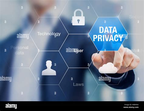 Data Privacy Enable To Protect Personal Data On Internet While Stock