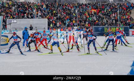 Oberhof Deutschland Januar Jens Filbrich Biathlon Co Trainer