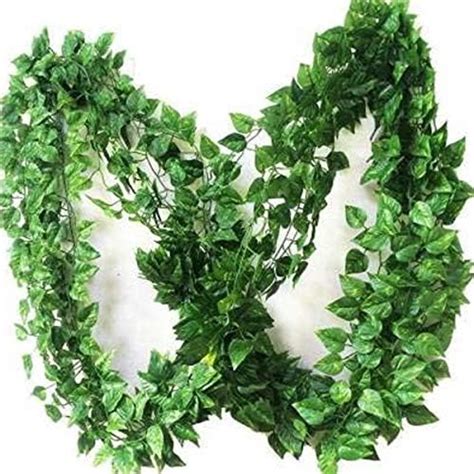 Buy Go Hooked Pack Of Creepers Artificial Garland Money Plant Leaf