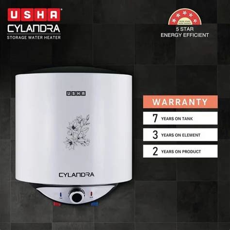 Usha Cylandra Litre Storage Water Heater Vertical At Rs Piece