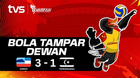 Bola Tampar Dewan L Sabah Vs Terengganu SUKMA Sarawak 2024 YouTube