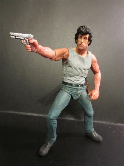 Action Figure Review John Rambo Survival Version From Rambo By Neca