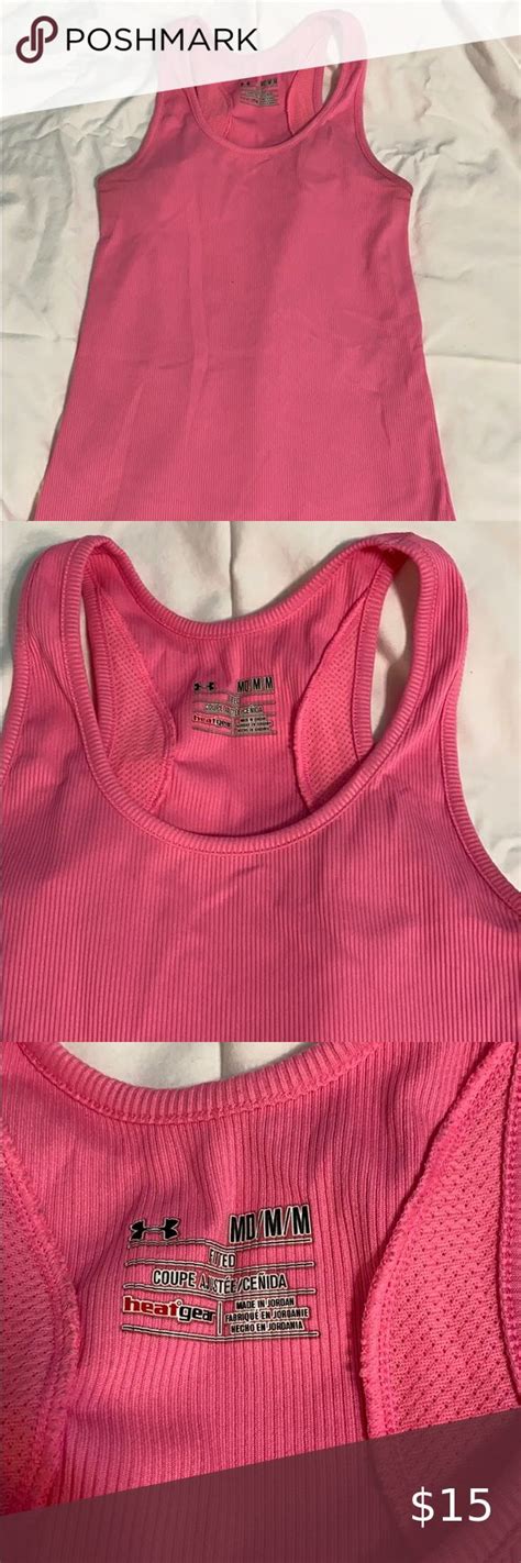 Bright Neon Pink Under Armour Tank Under Armour Tanks Athletic Tank