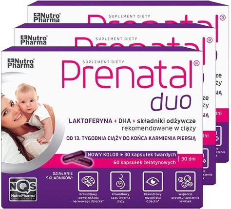 Nutropharma Prenatal Duo Kaps Twarde Kaps Elatynowe Szt