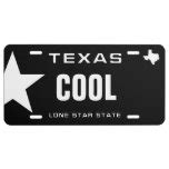 Cruising Black Texas License Plate | Zazzle