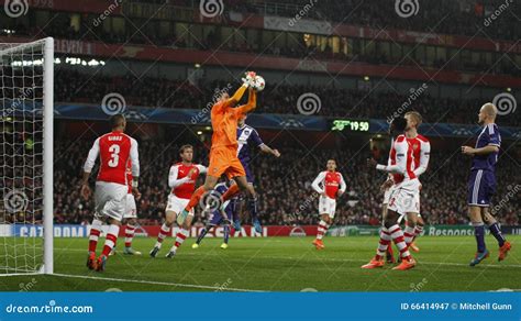 UEFA Champions League Arsenal V Anderlecht Editorial Photography - Image of signings, champion ...