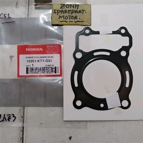 Jual Paking Gasket Cylinder Head Cop Cs Ahm Kty D Shopee